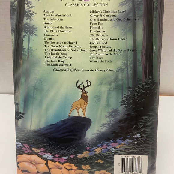 Disney's Classic Storybook Collection Bambi 1996 Hardcover Book Mouse Works - Picture 4 of 11